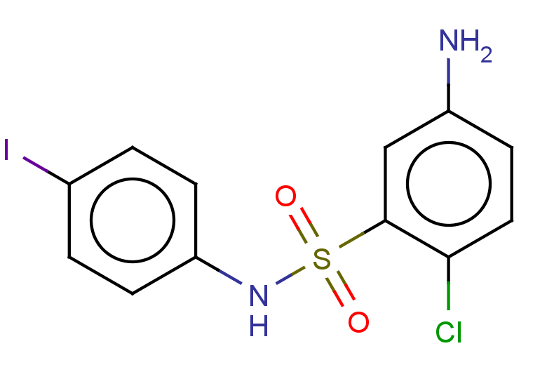 5-amino-2-chloro-N-(4-iodophenyl)benzene-1-sulfonamide