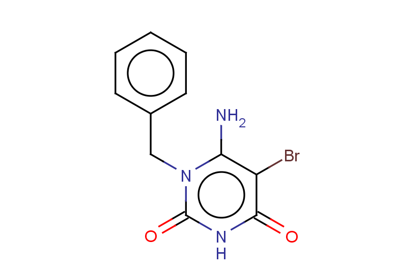 6-amino-1-benzyl-5-bromo-1,2,3,4-tetrahydropyrimidine-2,4-dione