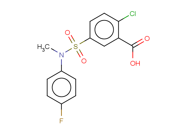 2-chloro-5-[(4-fluorophenyl)(methyl)sulfamoyl]benzoic acid
