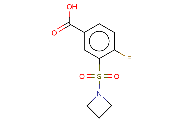 3-(azetidine-1-sulfonyl)-4-fluorobenzoic acid