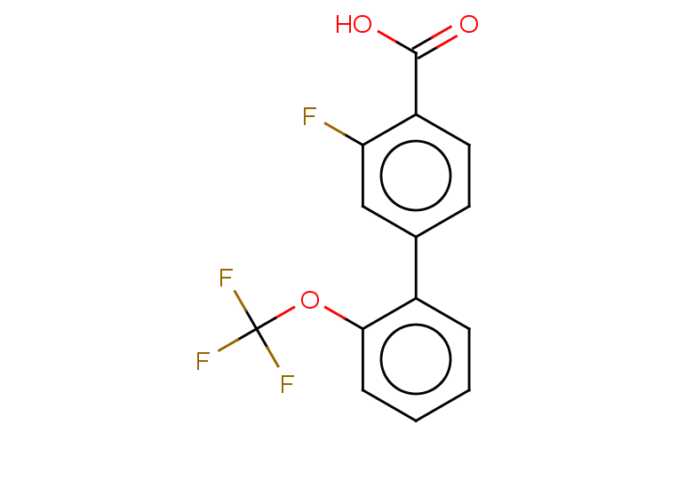 2-fluoro-4-[2-(trifluoromethoxy)phenyl]benzoic acid