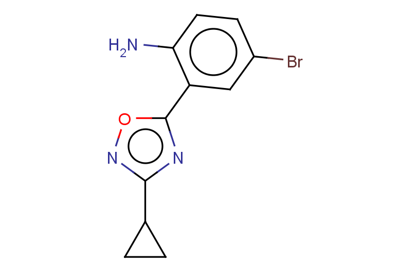 4-bromo-2-(3-cyclopropyl-1,2,4-oxadiazol-5-yl)aniline