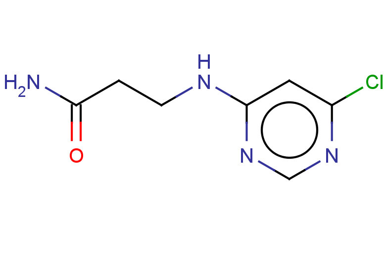 3-[(6-chloropyrimidin-4-yl)amino]propanamide