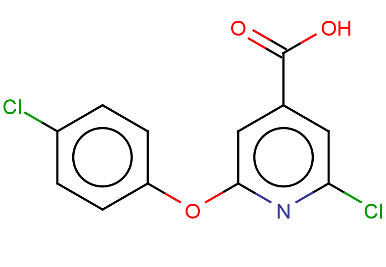 2-chloro-6-(4-chlorophenoxy)pyridine-4-carboxylic acid