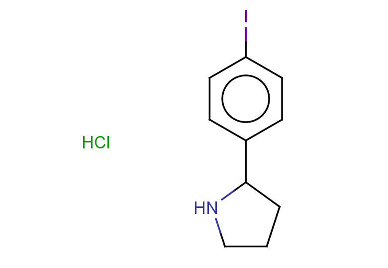 2-(4-iodophenyl)pyrrolidine hydrochloride