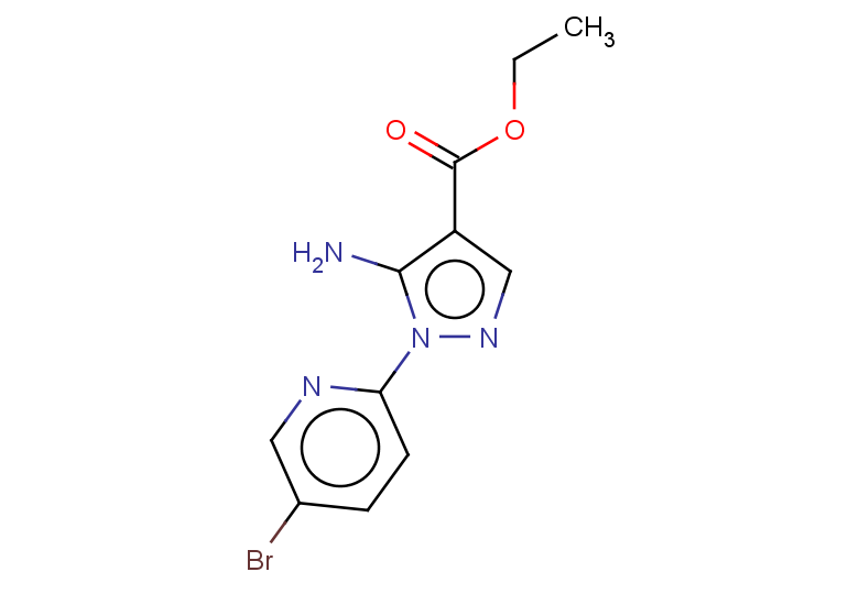 ethyl 5-amino-1-(5-bromopyridin-2-yl)-1H-pyrazole-4-carboxylate