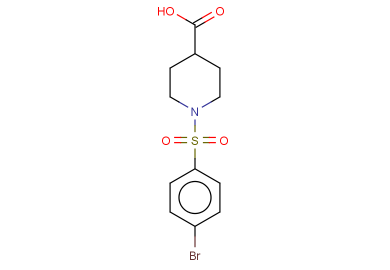 1-(4-bromobenzenesulfonyl)piperidine-4-carboxylic acid