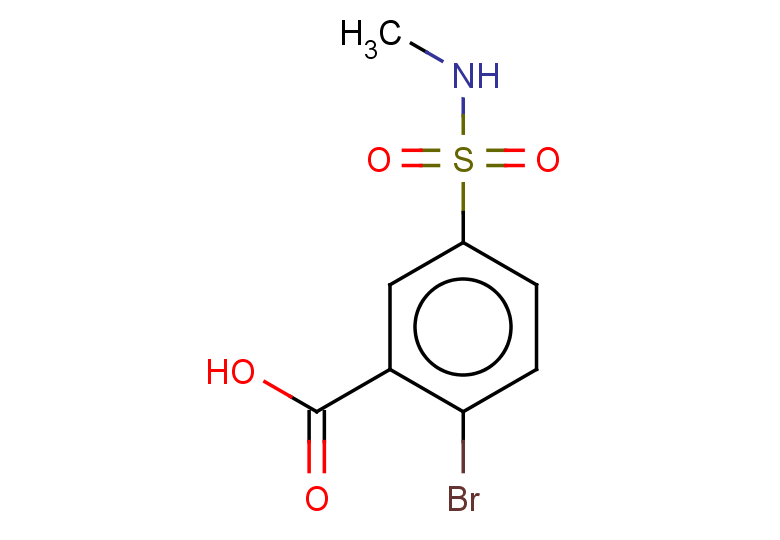 2-bromo-5-(methylsulfamoyl)benzoic acid