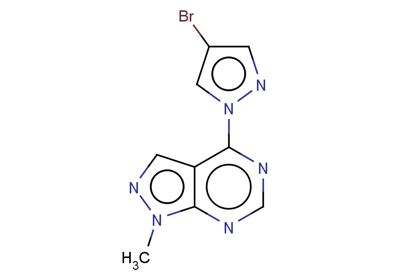 4-bromo-1-{1-methyl-1H-pyrazolo[3,4-d]pyrimidin-4-yl}-1H-pyrazole
