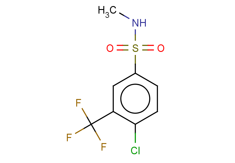 4-chloro-N-methyl-3-(trifluoromethyl)benzene-1-sulfonamide