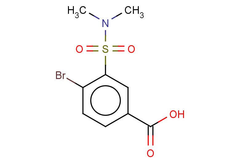 4-bromo-3-(dimethylsulfamoyl)benzoic acid