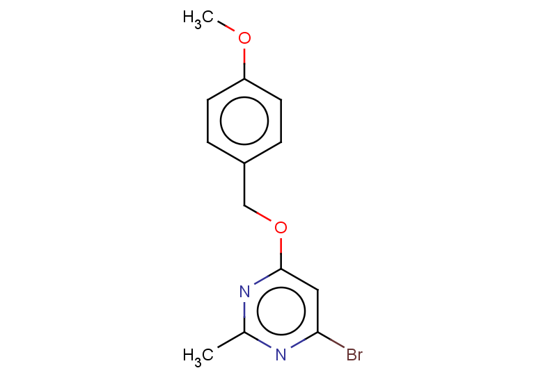 4-bromo-6-[(4-methoxyphenyl)methoxy]-2-methylpyrimidine
