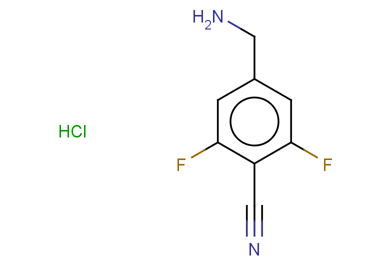 4-(aminomethyl)-2,6-difluorobenzonitrile hydrochloride