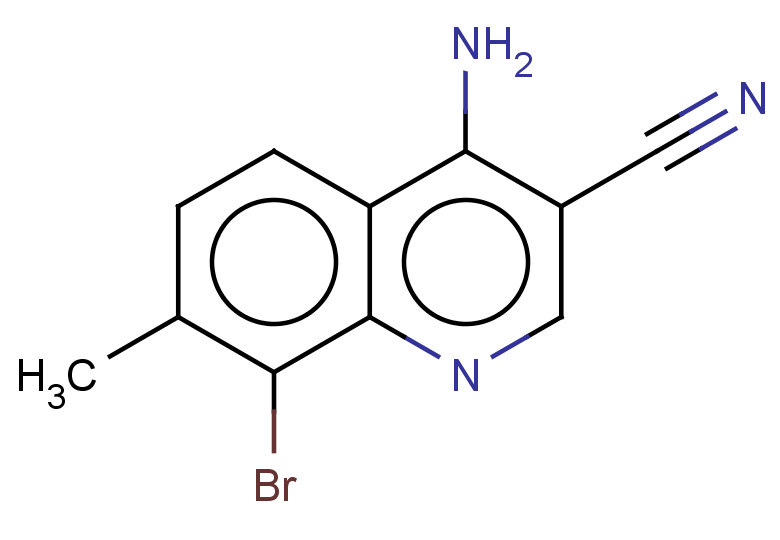 4-amino-8-bromo-7-methylquinoline-3-carbonitrile