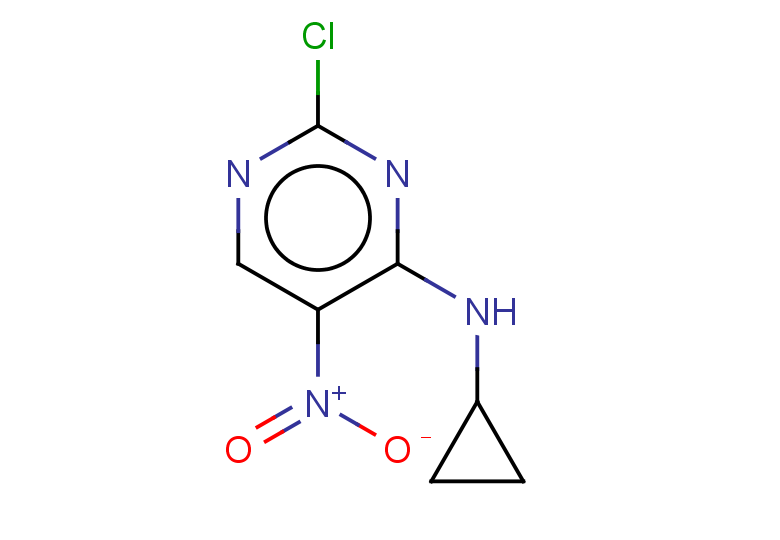2-chloro-N-cyclopropyl-5-nitropyrimidin-4-amine