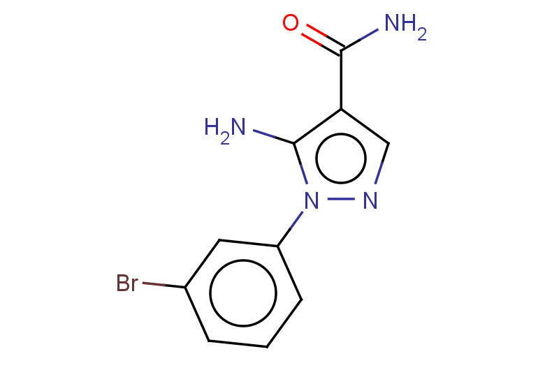 5-amino-1-(3-bromophenyl)-1H-pyrazole-4-carboxamide