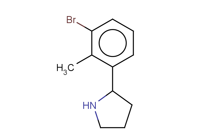 2-(3-bromo-2-methylphenyl)pyrrolidine