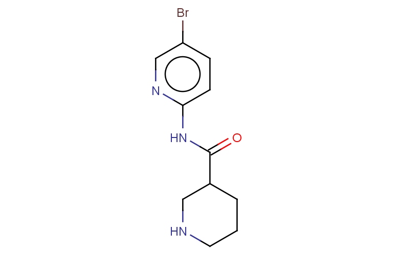 N-(5-bromopyridin-2-yl)piperidine-3-carboxamide