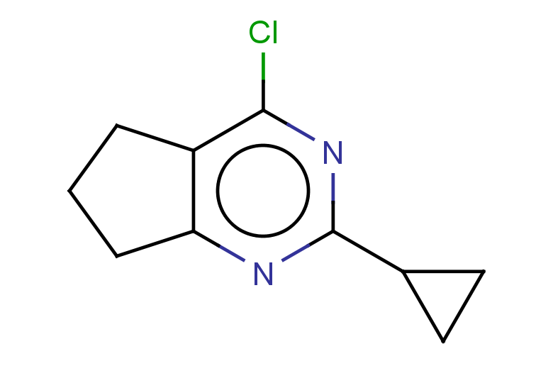 4-chloro-2-cyclopropyl-5H,6H,7H-cyclopenta[d]pyrimidine
