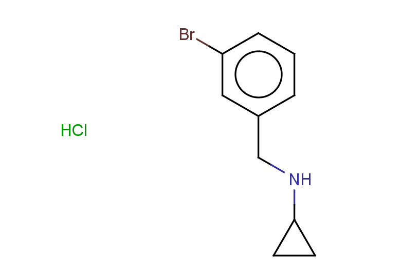 N-[(3-bromophenyl)methyl]cyclopropanamine hydrochloride