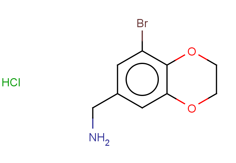 (8-bromo-2,3-dihydro-1,4-benzodioxin-6-yl)methanamine hydrochloride