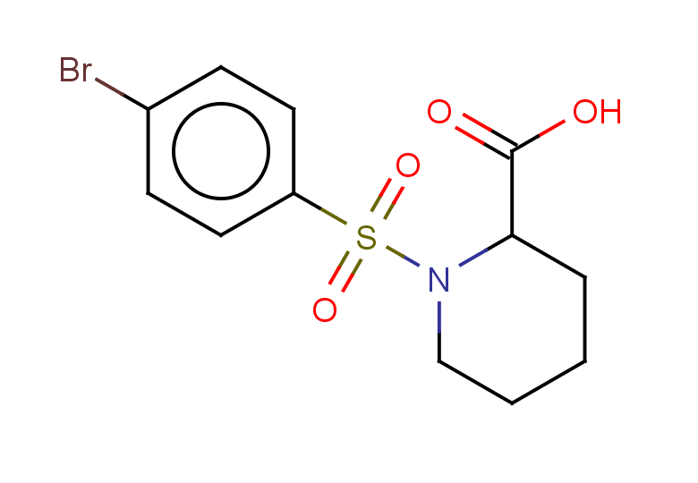 1-(4-bromobenzenesulfonyl)piperidine-2-carboxylic acid