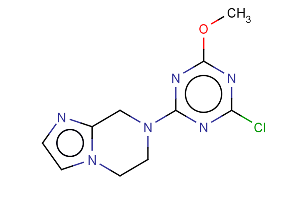 2-chloro-4-{5H,6H,7H,8H-imidazo[1,2-a]pyrazin-7-yl}-6-methoxy-1,3,5-triazine