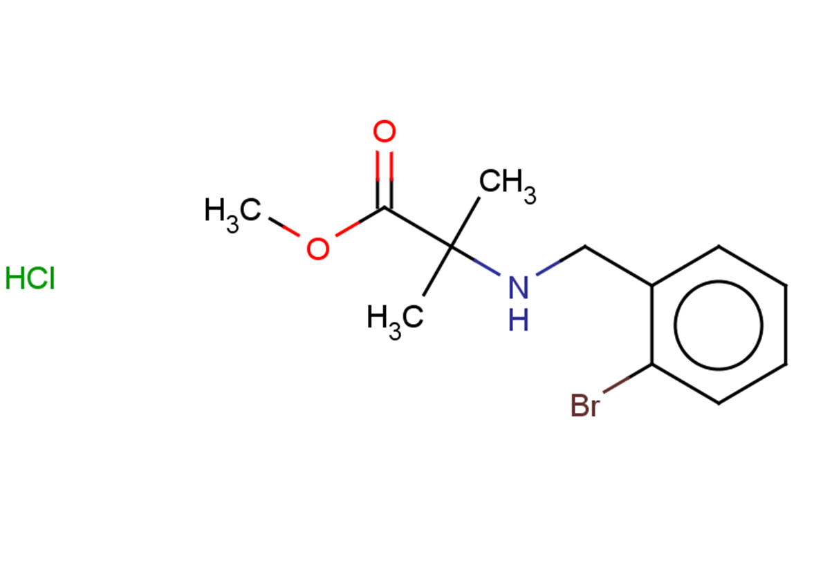 methyl 2-{[(2-bromophenyl)methyl]amino}-2-methylpropanoate hydrochloride