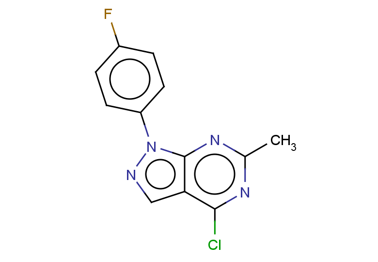 4-chloro-1-(4-fluorophenyl)-6-methyl-1H-pyrazolo[3,4-d]pyrimidine