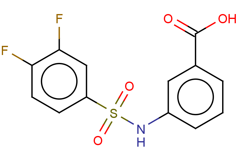 3-(3,4-difluorobenzenesulfonamido)benzoic acid