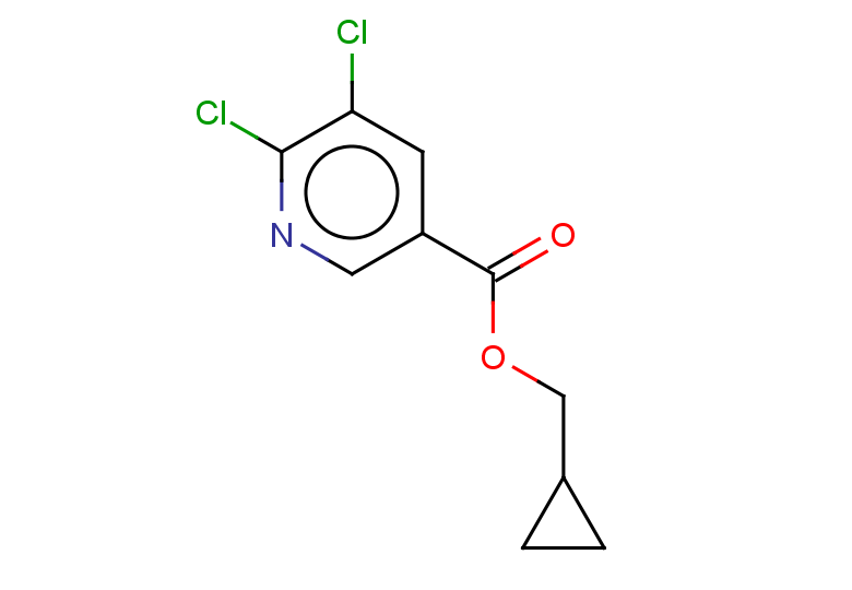 cyclopropylmethyl 5,6-dichloropyridine-3-carboxylate