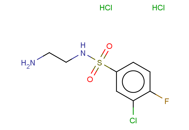 N-(2-aminoethyl)-3-chloro-4-fluorobenzene-1-sulfonamide dihydrochloride