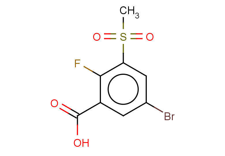5-bromo-2-fluoro-3-methanesulfonylbenzoic acid