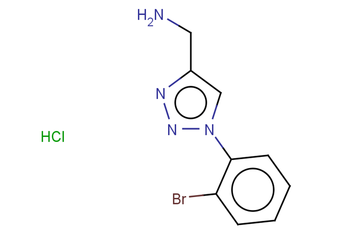 [1-(2-bromophenyl)-1H-1,2,3-triazol-4-yl]methanamine hydrochloride