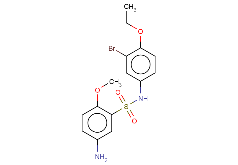 5-amino-N-(3-bromo-4-ethoxyphenyl)-2-methoxybenzene-1-sulfonamide