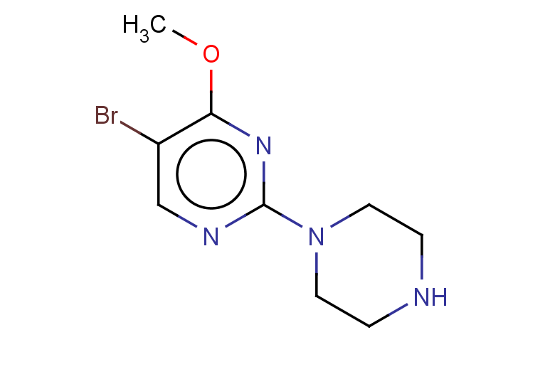 5-bromo-4-methoxy-2-(piperazin-1-yl)pyrimidine