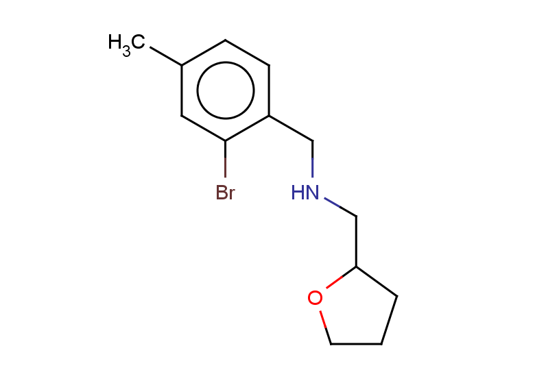 [(2-bromo-4-methylphenyl)methyl](oxolan-2-ylmethyl)amine
