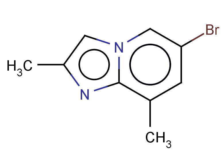 6-bromo-2,8-dimethylimidazo[1,2-a]pyridine
