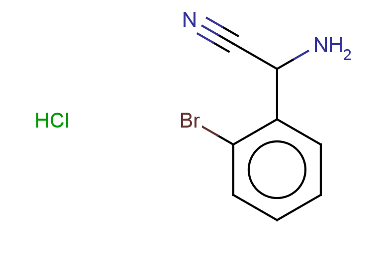 2-amino-2-(2-bromophenyl)acetonitrile hydrochloride