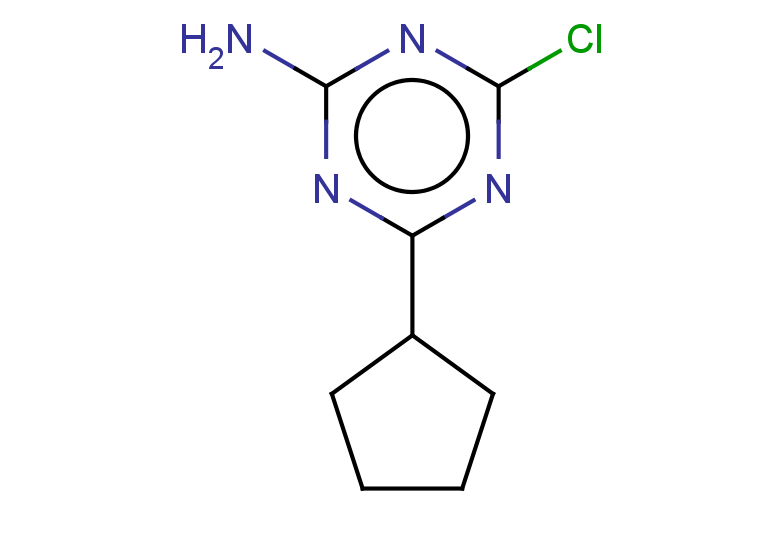 4-chloro-6-cyclopentyl-1,3,5-triazin-2-amine