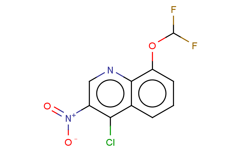 4-chloro-8-(difluoromethoxy)-3-nitroquinoline