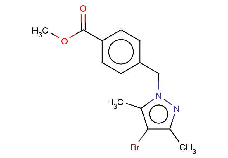 4-(4-BROMO-3,5-DIMETHYL-PYRAZOL-1-YLMETHYL)-BENZOIC ACID METHYL ESTER