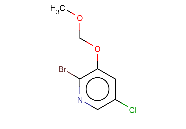 2-bromo-5-chloro-3-(methoxymethoxy)pyridine