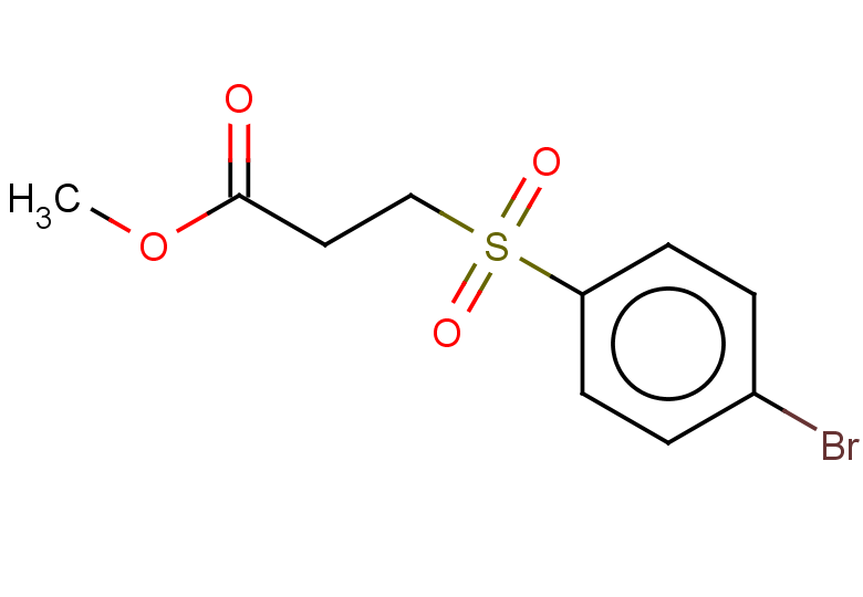 methyl 3-(4-bromobenzenesulfonyl)propanoate