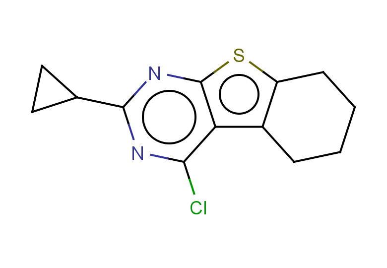 3-chloro-5-cyclopropyl-8-thia-4,6-diazatricyclo[7.4.0.0,2,7]trideca-1(9),2,4,6-tetraene