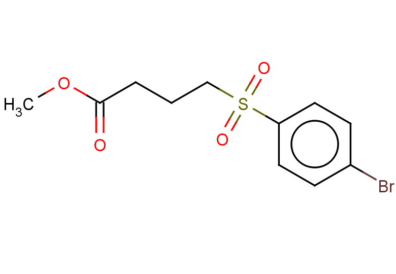 methyl 4-(4-bromobenzenesulfonyl)butanoate