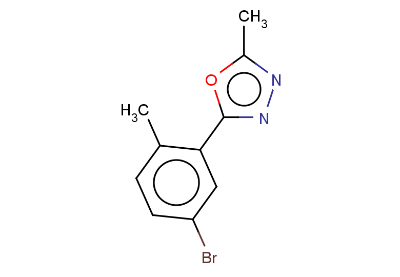 2-(5-bromo-2-methylphenyl)-5-methyl-1,3,4-oxadiazole