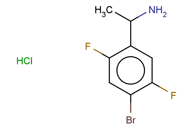 1-(4-bromo-2,5-difluorophenyl)ethan-1-amine hydrochloride