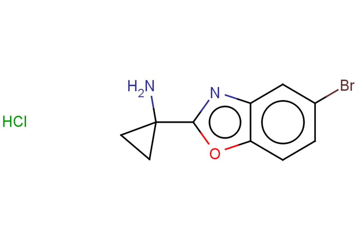1-(5-bromo-1,3-benzoxazol-2-yl)cyclopropan-1-amine hydrochloride