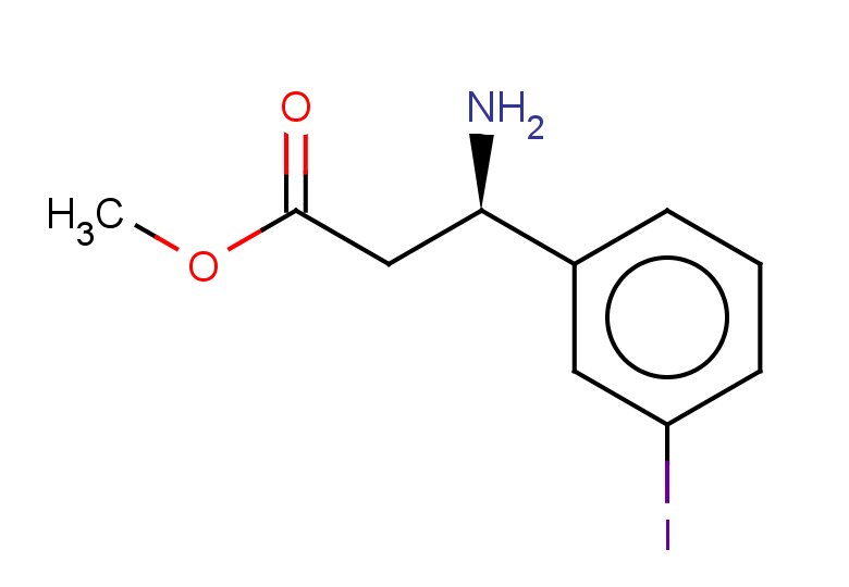 methyl (3R)-3-amino-3-(3-iodophenyl)propanoate